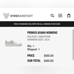 Vivo Barefoot Primus Asana Women's Sneakers - Limestone